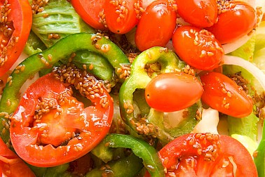 Salade de légumes aux pommes de terre