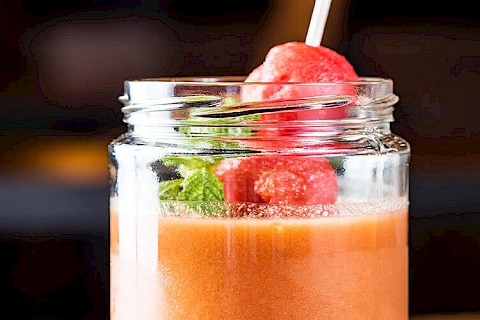 Soupe de melon froide