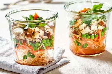 Gaspacho de légumes aux fruits